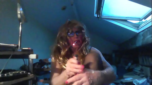 worthless sissy fag trash sarah millwards extreme humiliation wanks smokes pegs her clitty cock balls and tongue smashes creamy pies into her face and hair 3